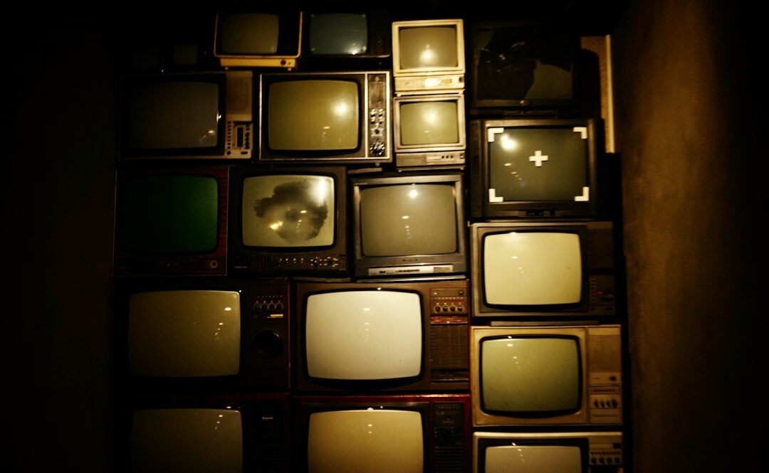 vintage television set